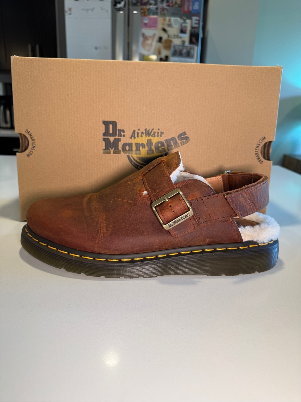 DR MARTENS - Jorge II in Warm Tan Menβs Size 12 Slip-On - Picture 13 of 16